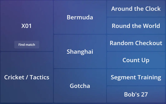 Autodarts menu